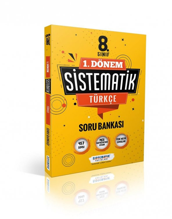 8. Sınıf 1.Dönem Türkçe Soru Bankası Sistematik Yayınları - 1