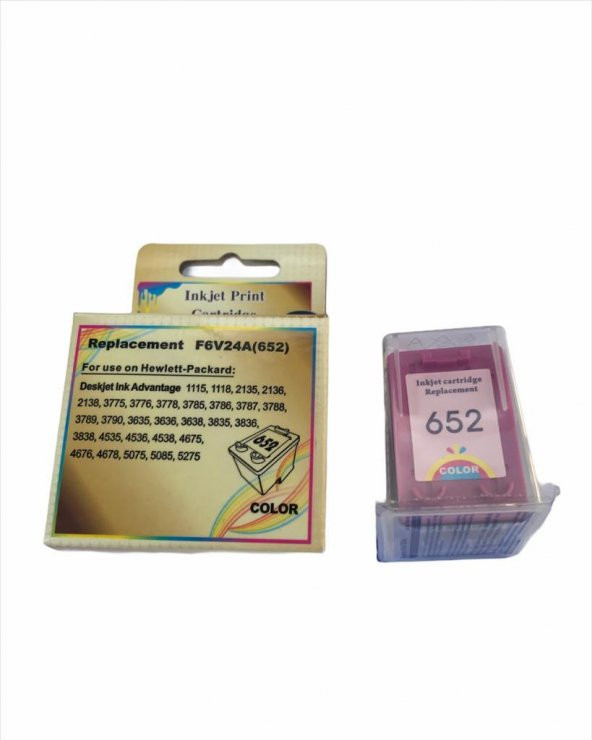 HP 652 Renkli Muadil Kartuş ürün görseli 1