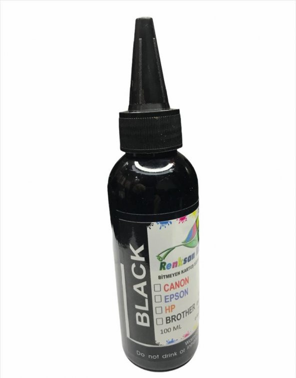 HP 339 UYUMLU DOLUM MÜREKKEP SİYAH 2X100 ML SİYAH PAKET RENKSAN - 2