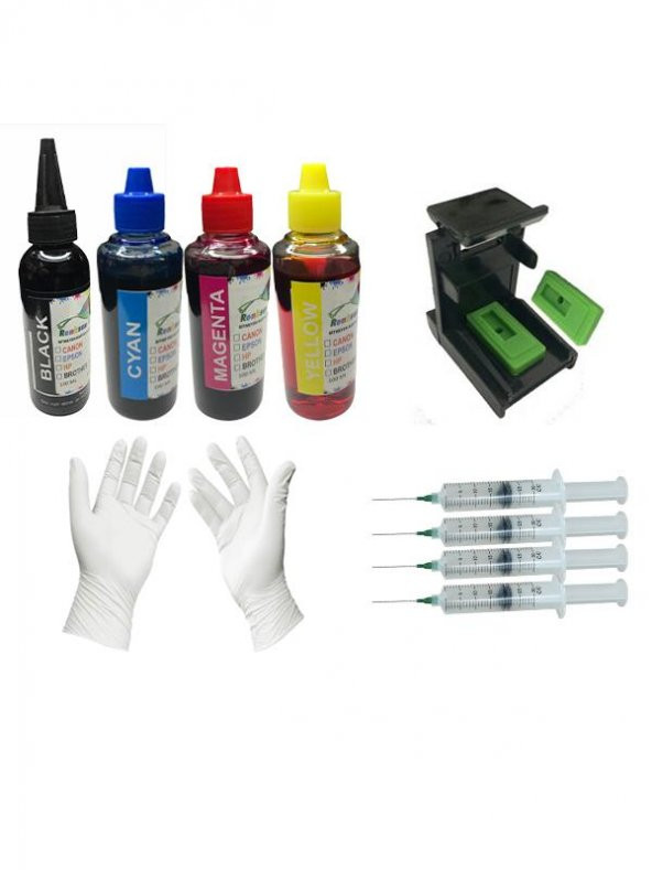 CANON PİXMA MG2555S - MG3050 - MG3051 Uyumlu Dolum Seti ürün görseli 1