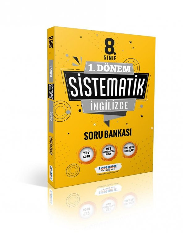 8. Sınıf 1.Dönem İngilizce Soru Bankası Sistematik Yayınları