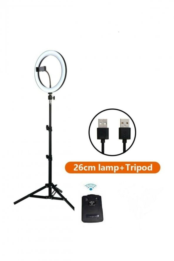 Rıng Fıll Lıght Led Işık Tripod Ile Bluethoot Kumanda -TİKTOKER - 2