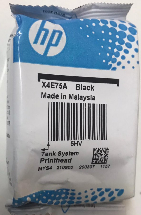 HP Smarttank 615 Siyah Baskı Kafası ürün görseli 1