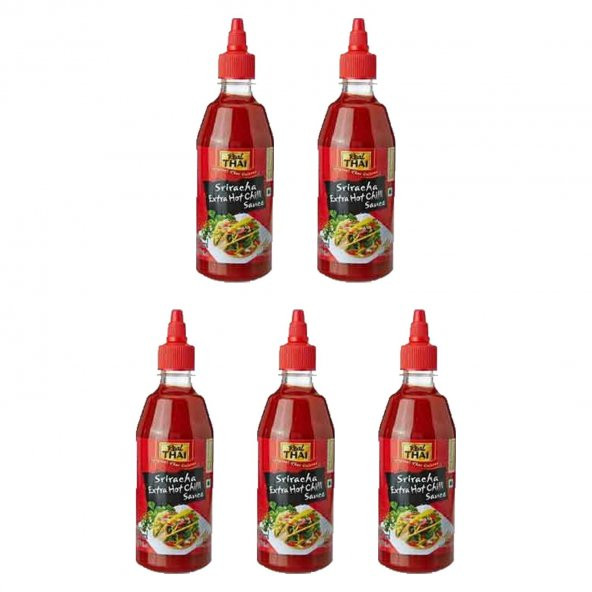 Real Thai Sriracha Acı Biber 430 ml 5 Adet