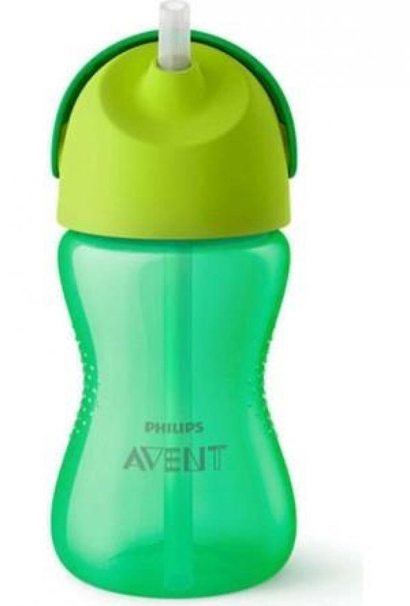 Avent SCF798/01 Desenli Pipetli Bardak 300 ml - Erkek Yeşil