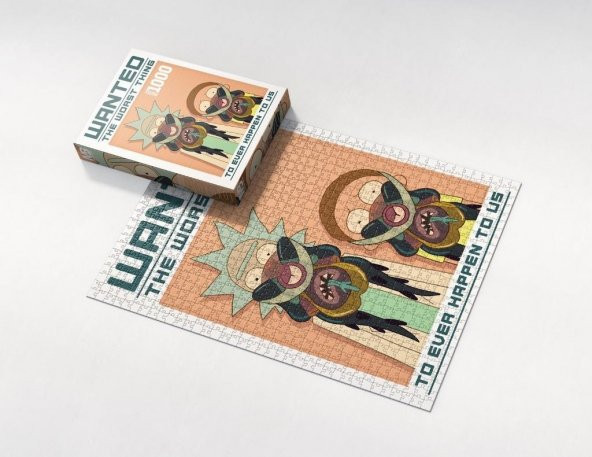 Ca Games Mabbels Rick And Morty Puzzle 1000 Parça