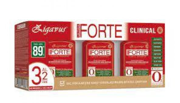ZİGAVUS FORTE ŞAMPUAN 3 AL 2 ÖDE KURU&NORMAL SAÇLAR