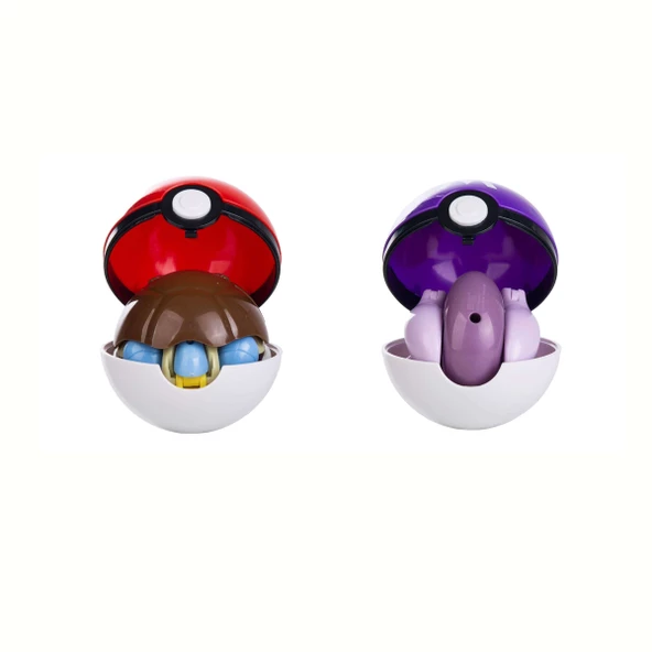 Pokemon Orijinal Lisanslı Elf Topu 2'li Kutu - 3  (Blastoise-Mewtwo) - 2