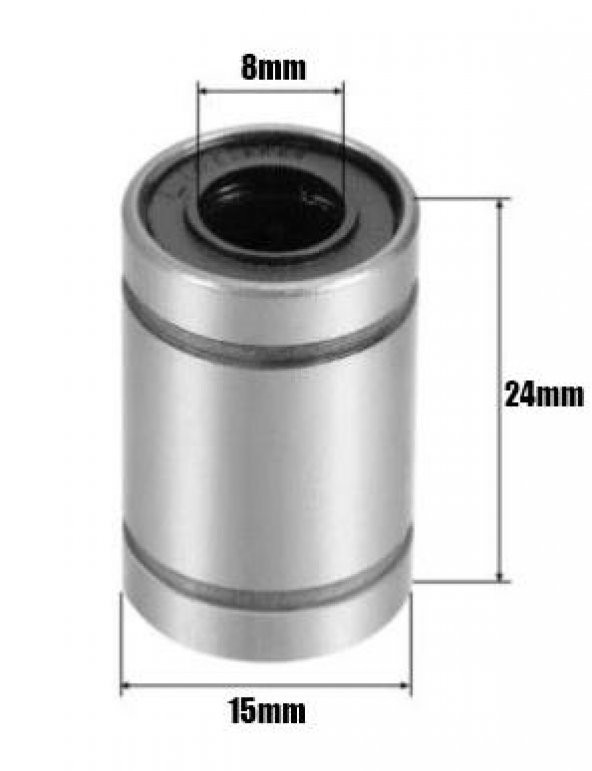 Lm8uu Lineer Rulman - Resim 4