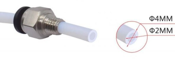 4x6 Pnömatik Rakor Düz(PC4-M6) - Resim 2