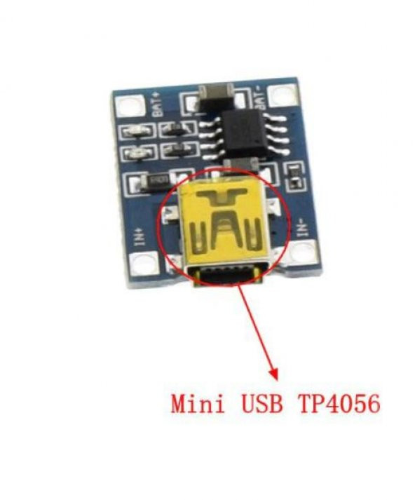 TP4056 1A Lipo – Li-on Pil Şarj Devresi Mini USB(Sarj Korumalı) - 3