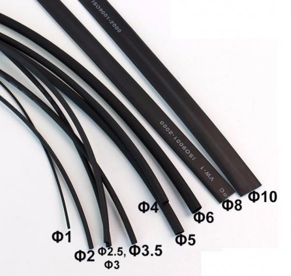 Isı ile Daralan Makaron 1,5 mm (1 Metre) - Resim 3