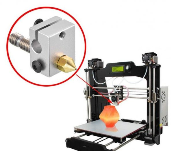 0.4 mk8 pirinç nozzle - Resim 4