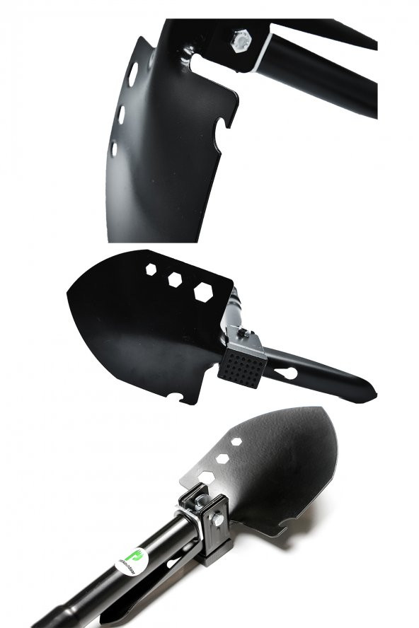 Kamp Küreği, Katlanır Multi Çelik Kürek, Çekiç, Çapa, Multitools Katlanır Kürek - 6