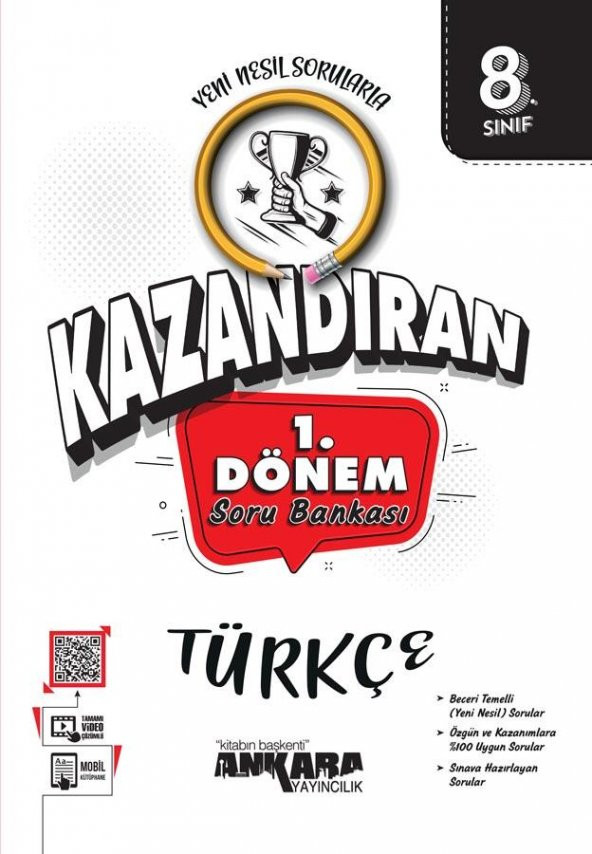 8.Sınıf 1.Dönem Kazandıran Türkçe Soru Bankası Ankara Yayıncılık