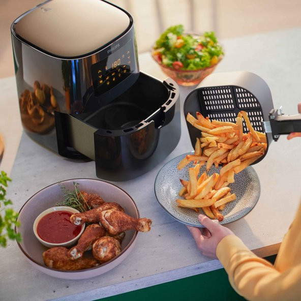 Philips Airfryer HD9252/90 Essential 4.1 lt Yağsız Fritöz - 3