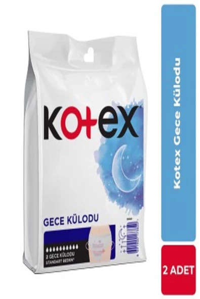 Kotex Regl Gece Külodu 2li