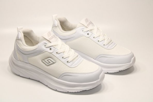 PARLEY ULTRA HAFİF ORTOPEDİK YÜKSEK TABAN KADIN BAĞCIKLI GÜNLÜK RAHAT SPOR YÜRÜYÜŞ AYAKKABISI - 6