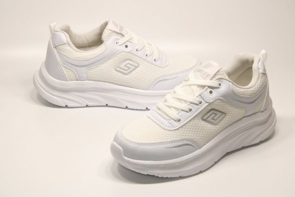 PARLEY ULTRA HAFİF ORTOPEDİK YÜKSEK TABAN KADIN BAĞCIKLI GÜNLÜK RAHAT SPOR YÜRÜYÜŞ AYAKKABISI - 7