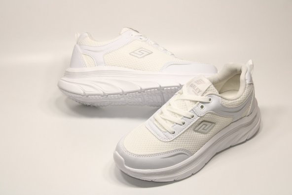 PARLEY ULTRA HAFİF ORTOPEDİK YÜKSEK TABAN KADIN BAĞCIKLI GÜNLÜK RAHAT SPOR YÜRÜYÜŞ AYAKKABISI - 8