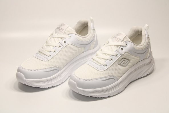 PARLEY ULTRA HAFİF ORTOPEDİK YÜKSEK TABAN KADIN BAĞCIKLI GÜNLÜK RAHAT SPOR YÜRÜYÜŞ AYAKKABISI - 9