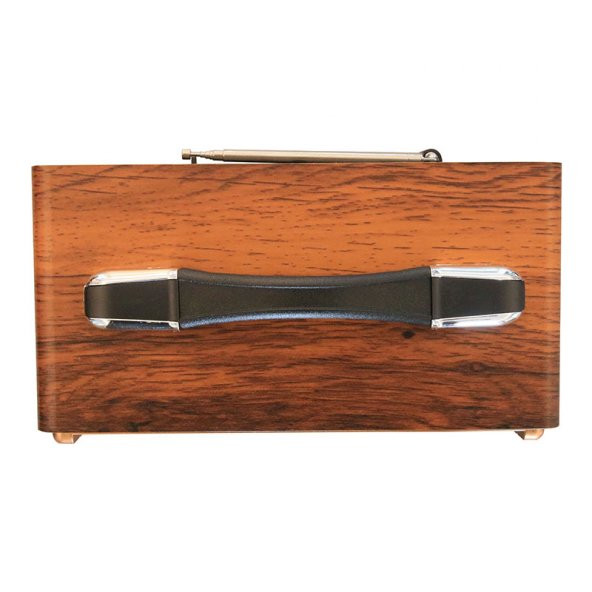 NOSTALJİK RADYO BLUETOOTH HOPARLÖR FM RADİO SD KART USB GİRİŞLİ ŞARJLI SPEAKER - 4