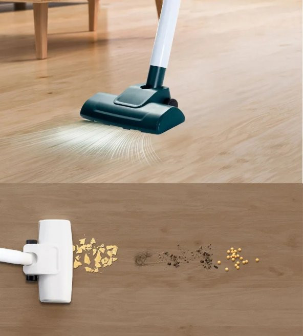 Şarjlı Kablosuz Dikey Süpürge 120w 600ml Ev Araç Otomobil Araba Süpürgesi - 3