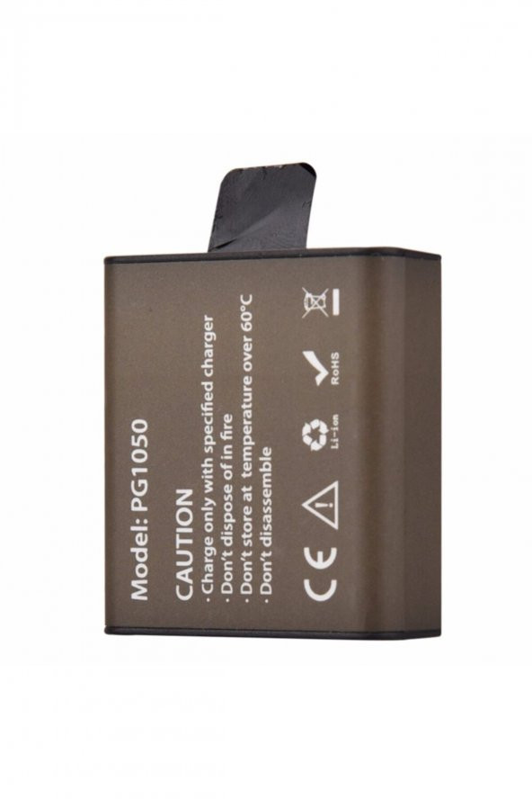 Pg1050 Batarya Eken H9 H9r W9 Aksiyon Kamera Pili 1050 Mah 3.885wh - 2