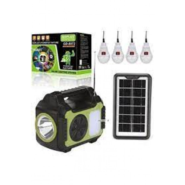 GÜNEŞ ENERJİ PANELLİ SOLAR GÜÇ SİSTEMİ POWERBANK KAMP DOĞA BALIK KARAVAN FENER FM BLUETOTH MÜZİK