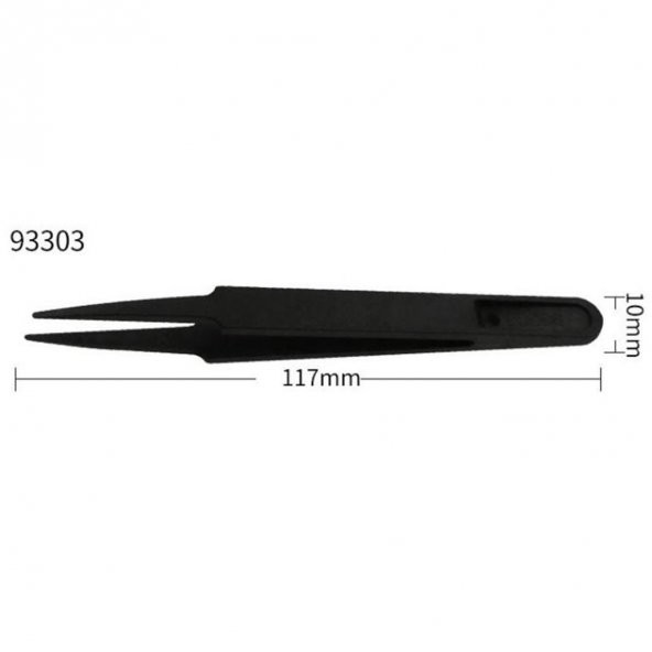 Hassas Elektronik Cımbız Antistatik Karbon Fiber(93303) - Resim 3