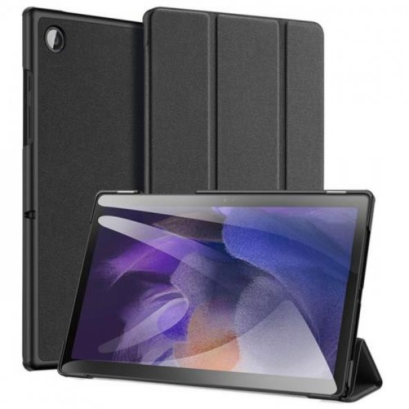 Coofbe Standlı Samsung Galaxy Tab A8 2021 10.5 Kılıf X200-X205 Kalem Yerli Mıknatıslı Kamera Korumalı Tablet Kılıfı