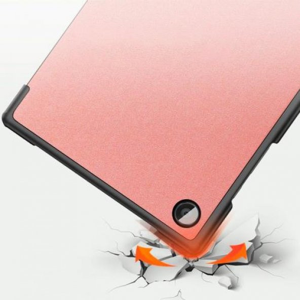 Coofbe Standlı Samsung Galaxy Tab A8 2021 10.5 Kılıf X200-X205 Kalem Yerli Mıknatıslı Kamera Korumalı Tablet Kılıfı - 12