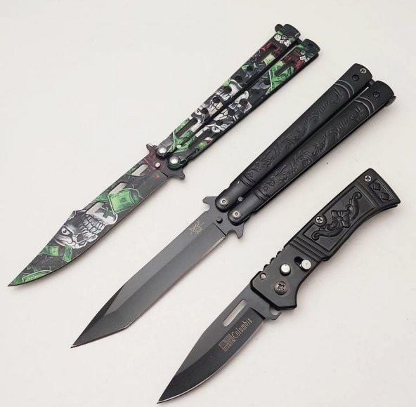 2 adet 22 cm çelik kelebek yanında mini sustalı - 1