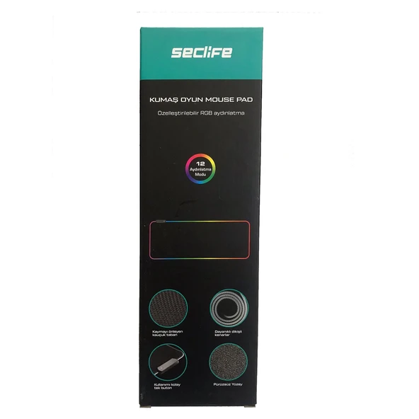 Seclife Smp-3425-Rgb Gaming Mouse Pad - 2