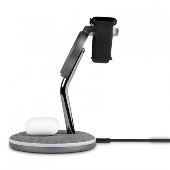 Ttec AirCharger Trio M MagSafe Uyumlu 3'ü 1 Arada iPhone + Apple Watch + AirPods Kablosuz Hızlı Şarj Standı - 3