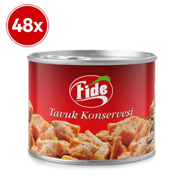 Fide Tavuk Konservesi 48 X 200 G - 9