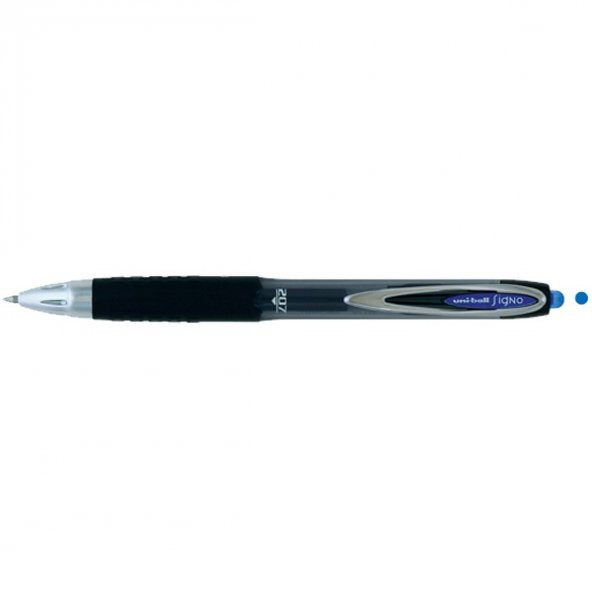 Uni-Ball Roller Kalem Signo 207 Jel Bilye Uç Mekanik 0.7 MM Mavi UMN-207 - 1