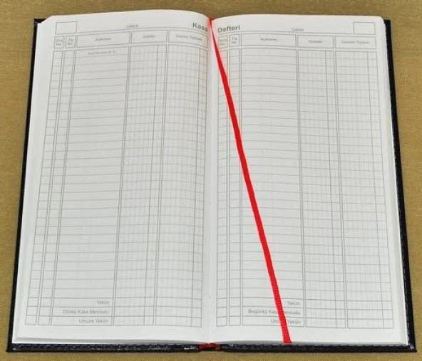 Kasa Defteri Sunideri 368 Yaprak 17x33 cm (736 SAYFA) - 2