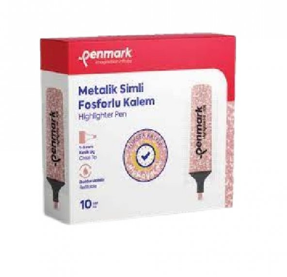 Penmark Fosforlu Kalem Metalik Simli Bronz HS-505 14 - 2