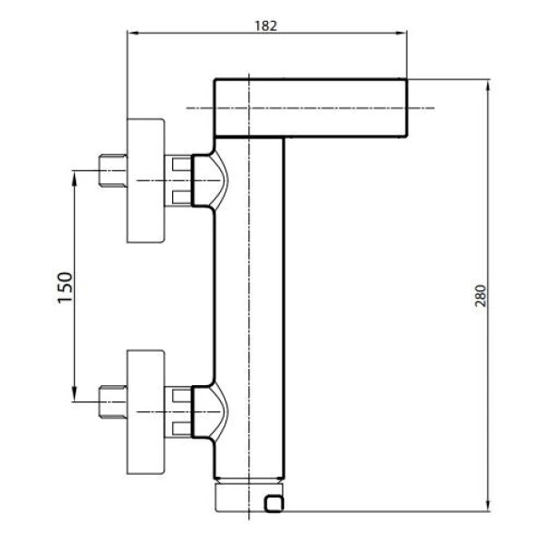 ECA İcon Banyo Bataryası+T-MAY Banyo Bostan Oval Tepe Duş Takımı Seti Paslanmaz Krom - Resim 3