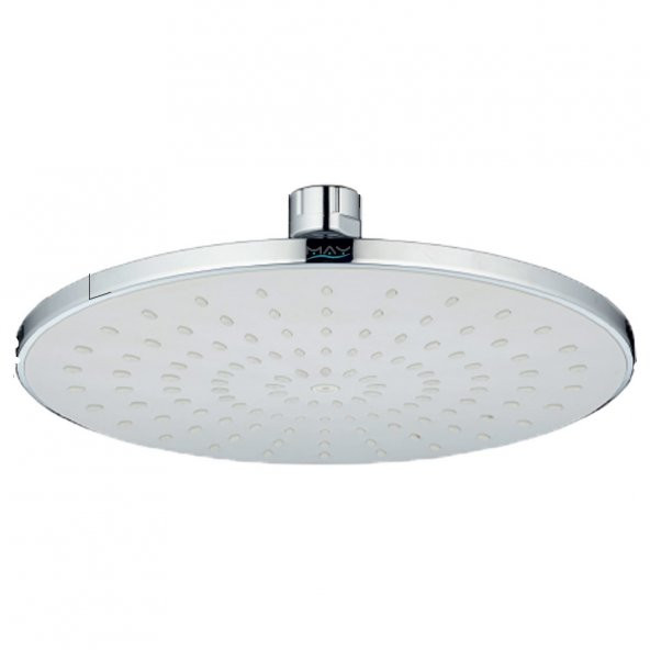 T-May Banyo Lidya Yuvarlak Tepe Duş Başlığı Krom+El Duş Başlığı - Resim 3