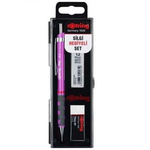 Rotring Okul Seti Versatil+Min Silgi Hediyeli 0.5 MM Mor RO-KK07-05MR