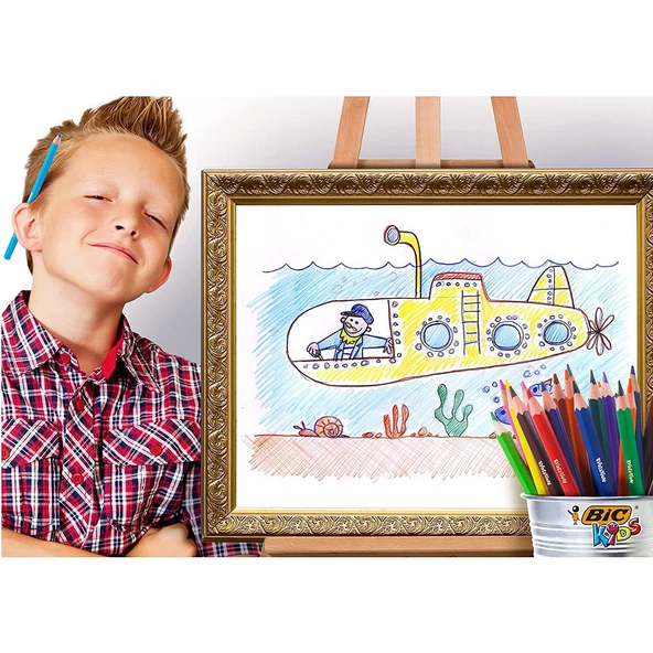 Bic Kids Evolution Kuru Boya Kalemi 24 Renk - 4