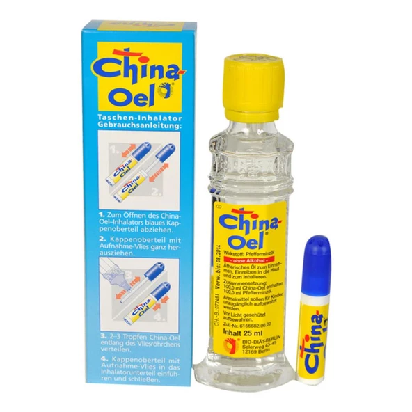 China Oel Orijinal Çin Yağı 25ML Nane Yağı Cam Şişe - 3