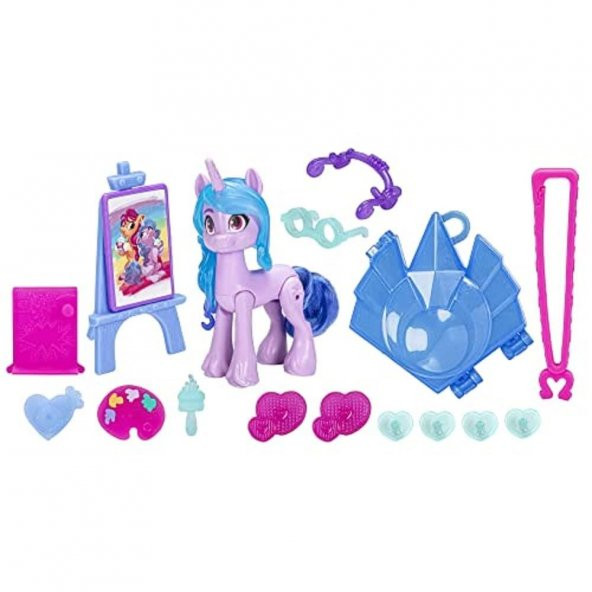 Hasbro Çocuklar İçin My Little Pony Sevimli İşaret Sihri Pony İzzy - 5