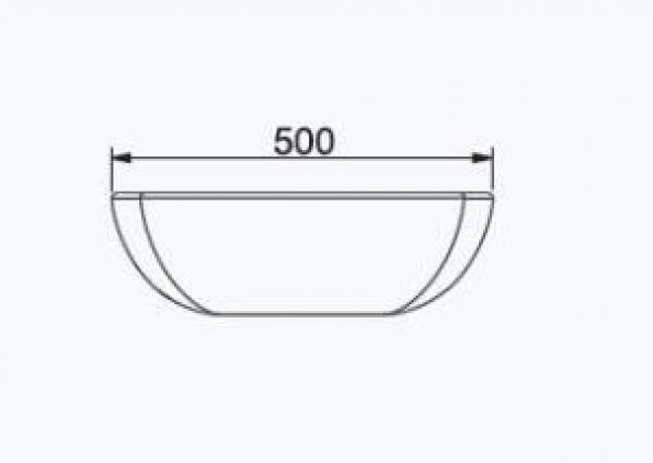 Seramiksan Natura Lavabo 50CM - 4