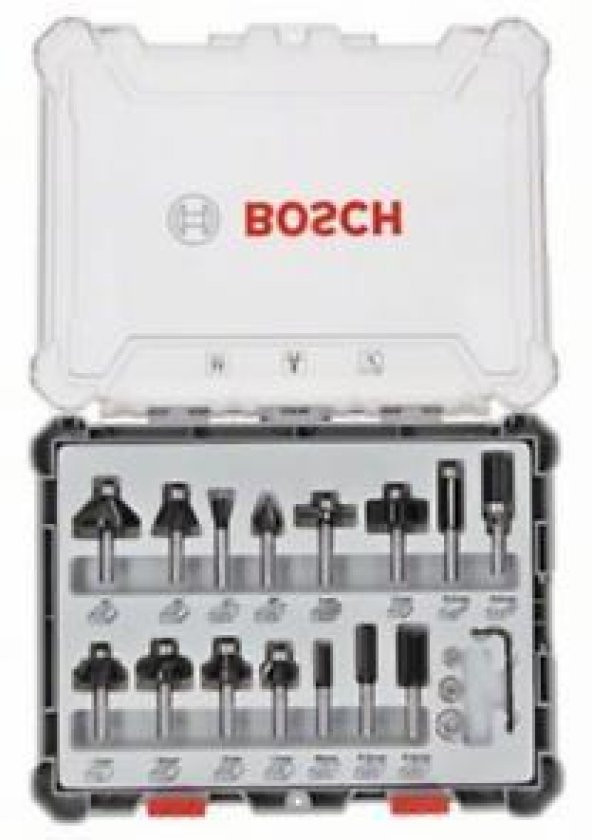 Bosch Freeze Seti 15 Parça Karışık 6 MM 2.607.017.471