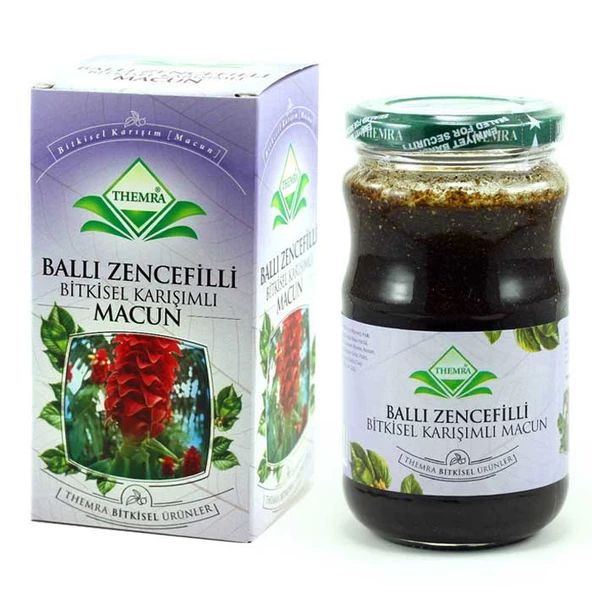 Themra Ballı Zencefilli Bitkisel Karışımlı Macunu 420gr Zencefil