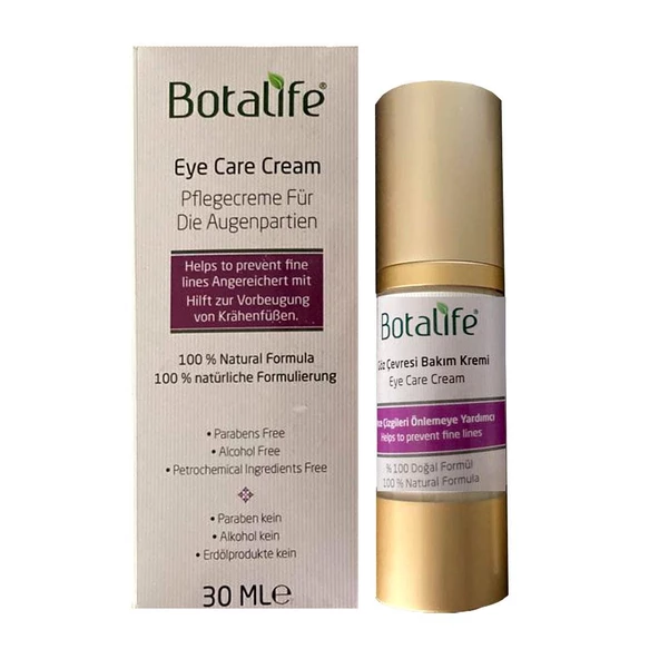 Botalife Doğal Göz Çevresi İçin Kremi 30ml İnce Çizgi Kırışıklık - 4