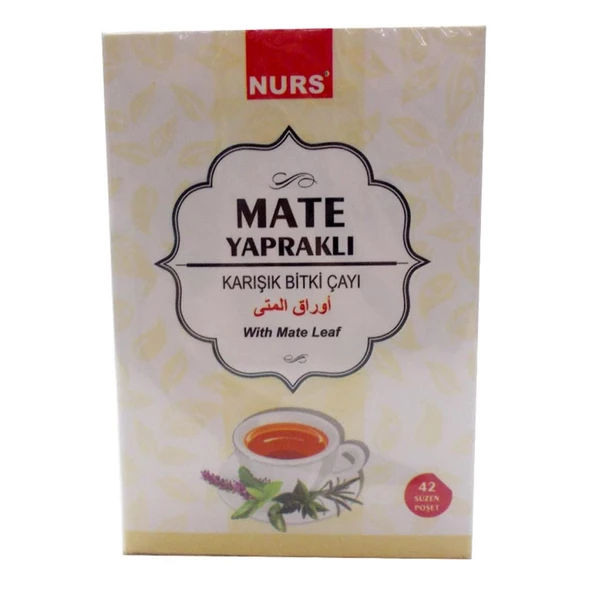 Nurs Mate Yapraklı Karışık Bitki Çayı Mateli 42 Süzen Poşet Çay - 2